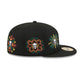 Arizona Diamondbacks Day of the Dead Skull & Flowers 59FIFTY Fitted Hat