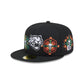 Tigres de Quintana Roo Day of the Dead Skull & Flowers 59FIFTY Fitted Hat
