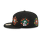 Detroit Tigers Day of the Dead Skull & Flowers 59FIFTY Fitted Hat