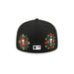 Detroit Tigers Day of the Dead Skull & Flowers 59FIFTY Fitted Hat