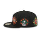 San Diego Padres Day of the Dead Skull & Flowers 59FIFTY Fitted Hat