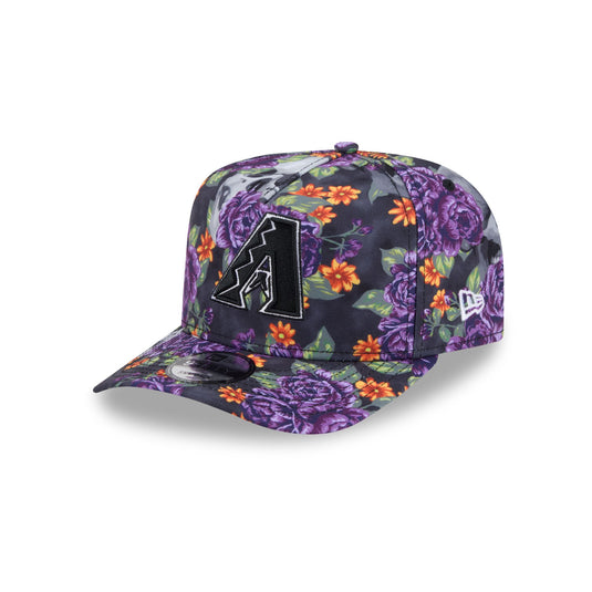 Arizona Diamondbacks Day of the Dead Skull & Roses 9FIFTY A-Frame Snapback - New Era Cap