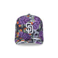 San Diego Padres Day of the Dead Skull & Roses 9FIFTY A-Frame Snapback