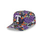 Texas Rangers Day of the Dead Skull & Roses 9FIFTY A-Frame Snapback