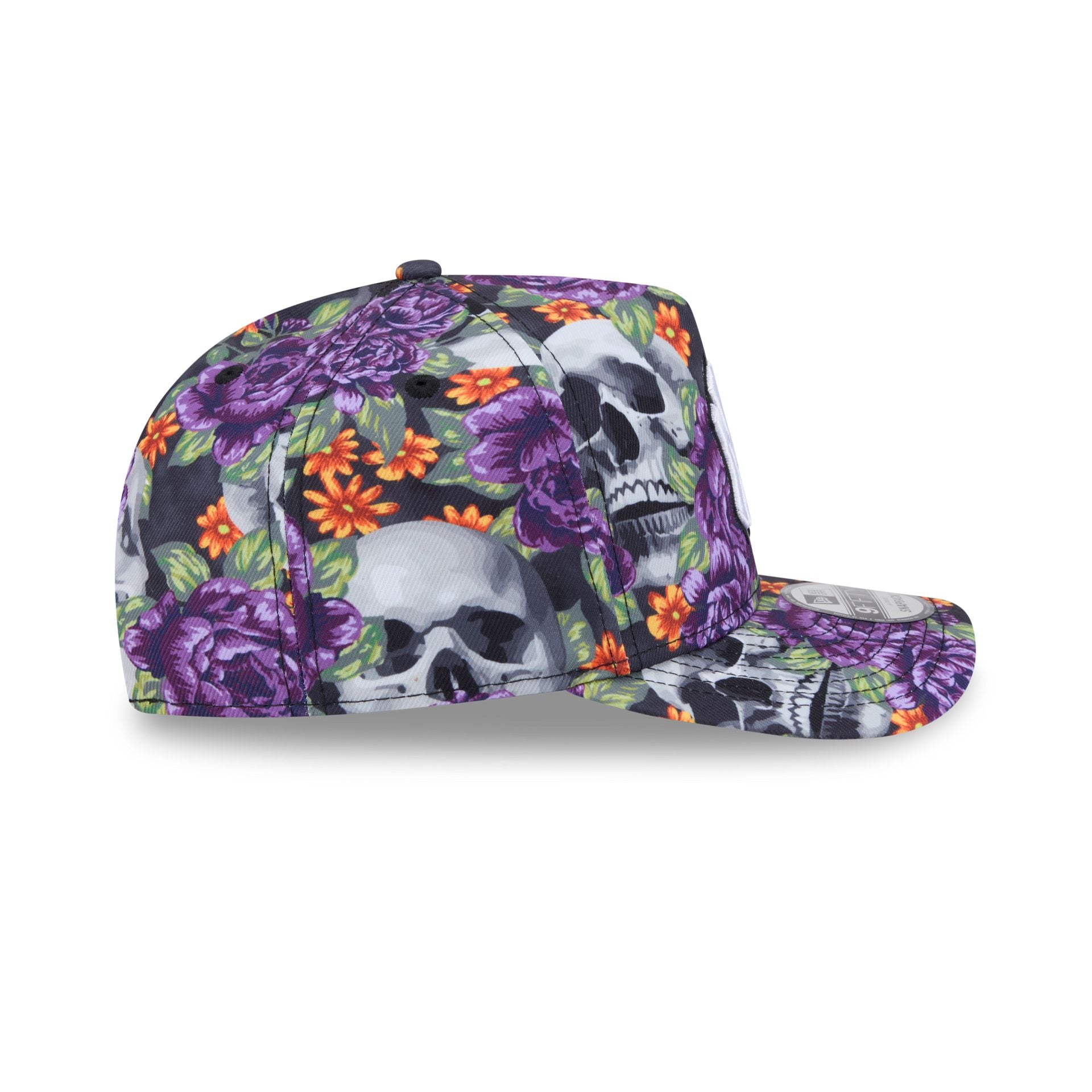New York Yankees Day of the Dead Skull & Roses 9FIFTY A-Frame