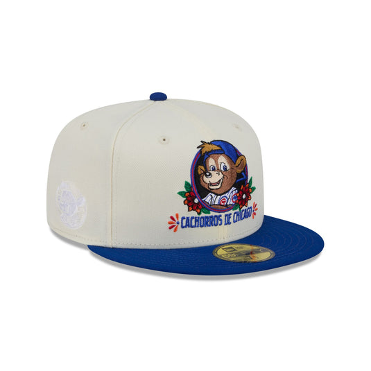 Chicago Cubs Day of the Dead Sugar Skull Mascot 59FIFTY Fitted Hat - New Era Cap