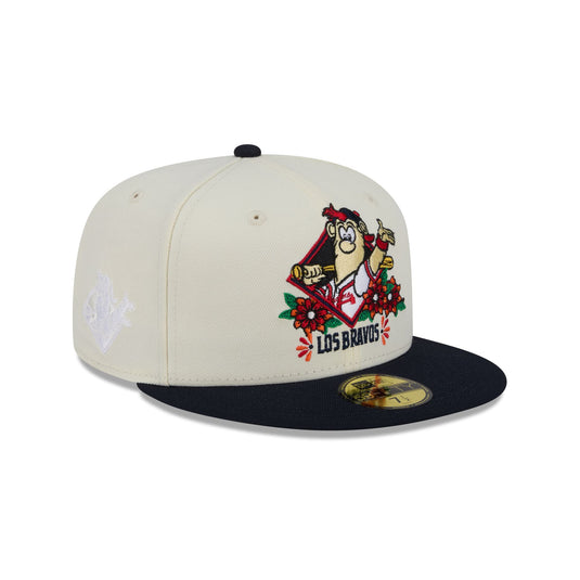Atlanta Braves Day of the Dead Sugar Skull Mascot 59FIFTY Fitted Hat - New Era Cap