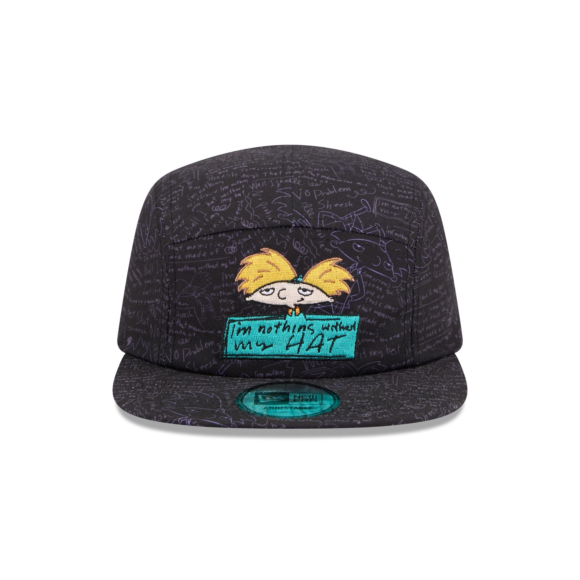 Hey Arnold! I'm Nothing Without My Hat Camper Adjustable Hat – New