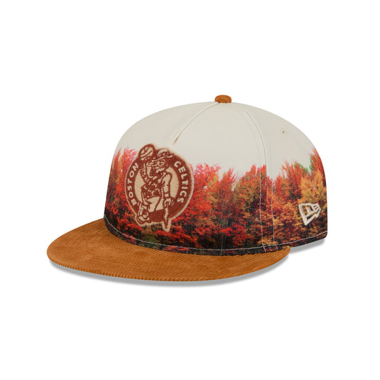 Boston Celtics Fall Forest Retro Crown 9FIFTY Adjustable Hat - New Era Cap
