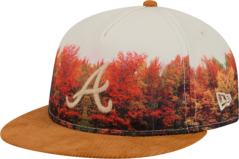 Atlanta Braves Fall Forest Retro Crown 9FIFTY Adjustable Hat