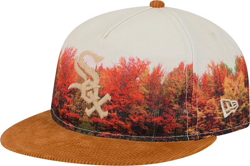 Chicago White Sox Fall Forest Retro Crown 9FIFTY Adjustable Hat