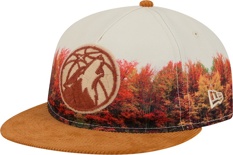 Minnesota Timberwolves Fall Forest Retro Crown 9FIFTY Adjustable Hat