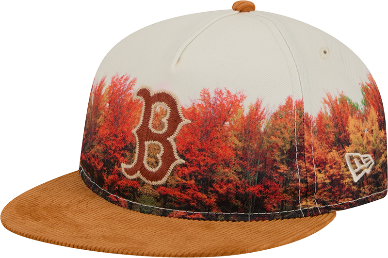 Boston Red Sox Fall Forest Retro Crown 9FIFTY Adjustable Hat