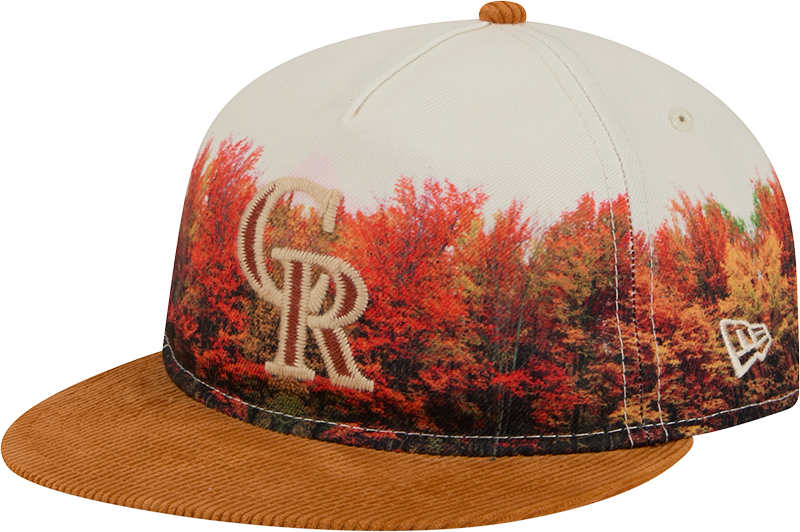 Colorado Rockies Fall Forest Retro Crown 9FIFTY Adjustable Hat