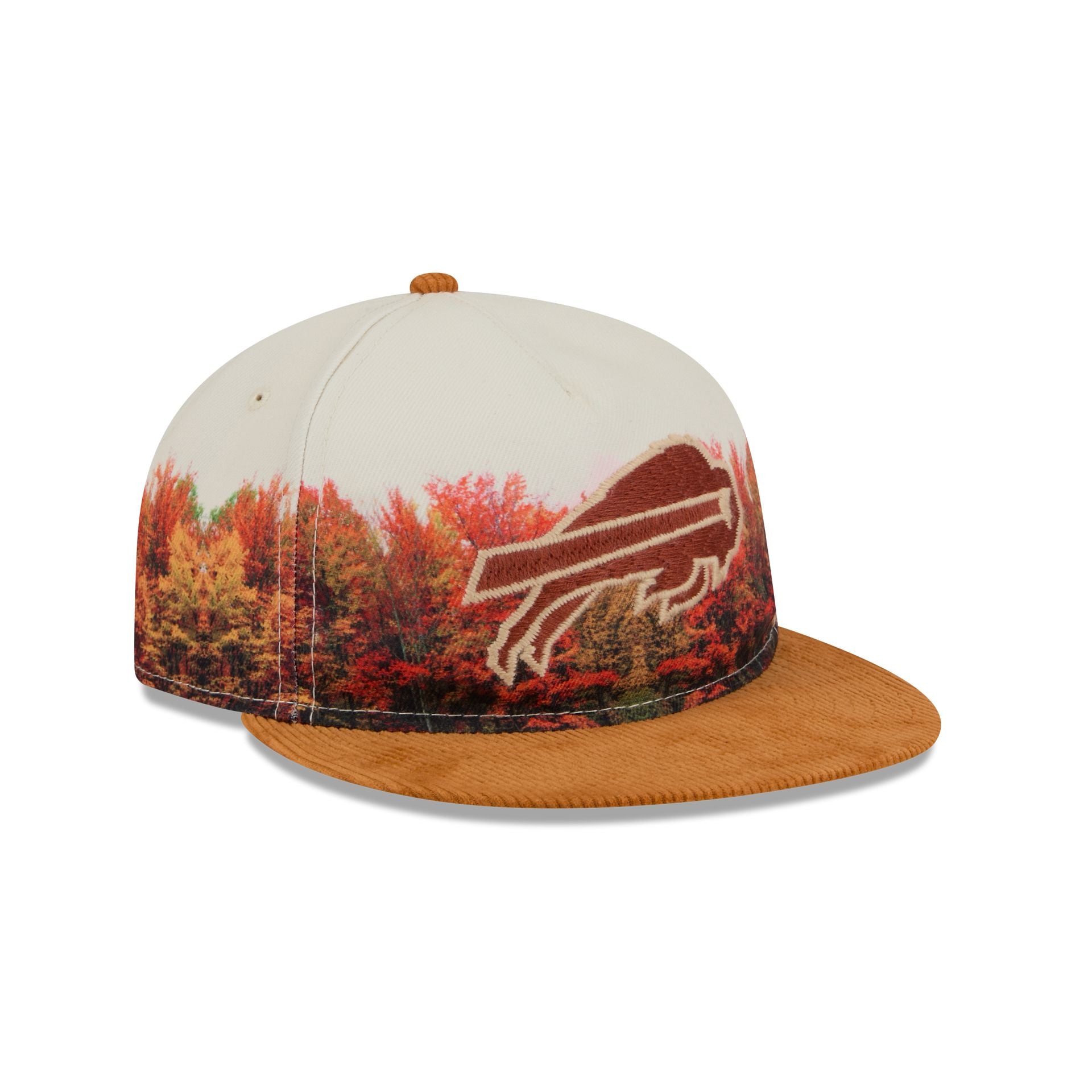 Buffalo Bills Fall Forest Retro Crown 9FIFTY Adjustable Hat