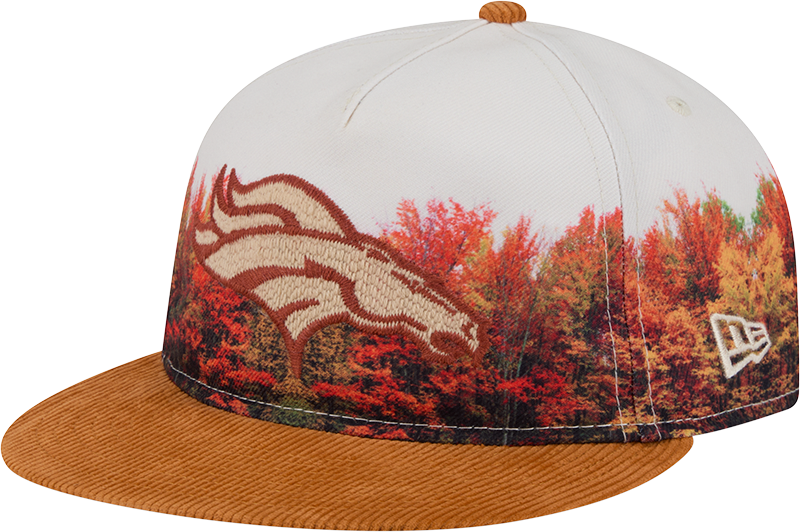 Denver Broncos Fall Forest Retro Crown 9FIFTY Adjustable Hat