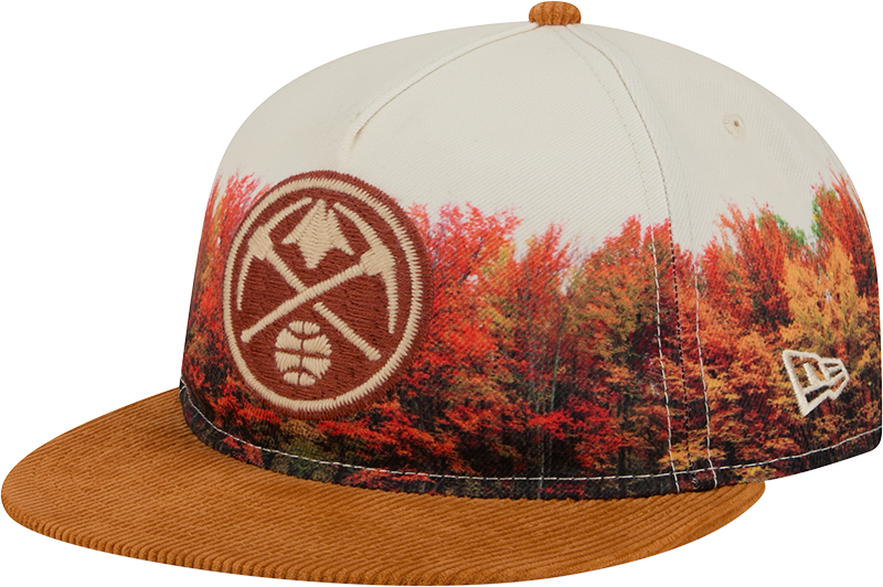 Denver Nuggets Fall Forest Retro Crown 9FIFTY Adjustable Hat