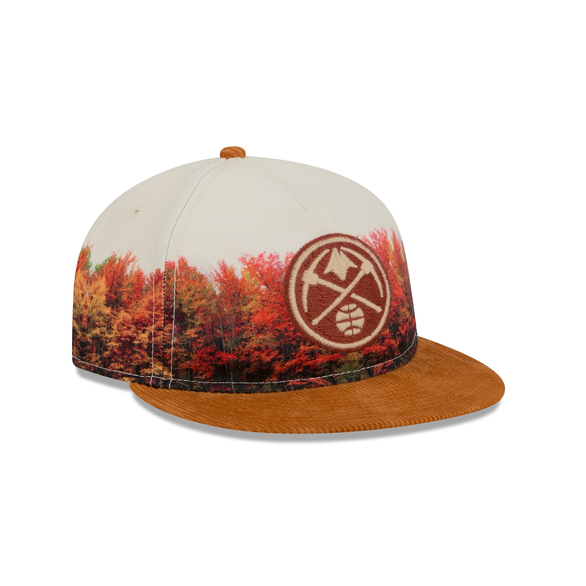 Denver Nuggets Fall Forest Retro Crown 9FIFTY Adjustable Hat