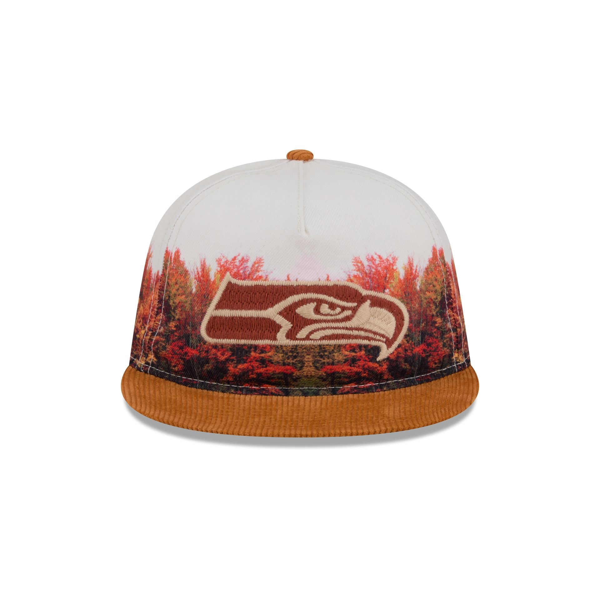 Seattle Seahawks Fall Forest Retro Crown 9FIFTY Adjustable Hat