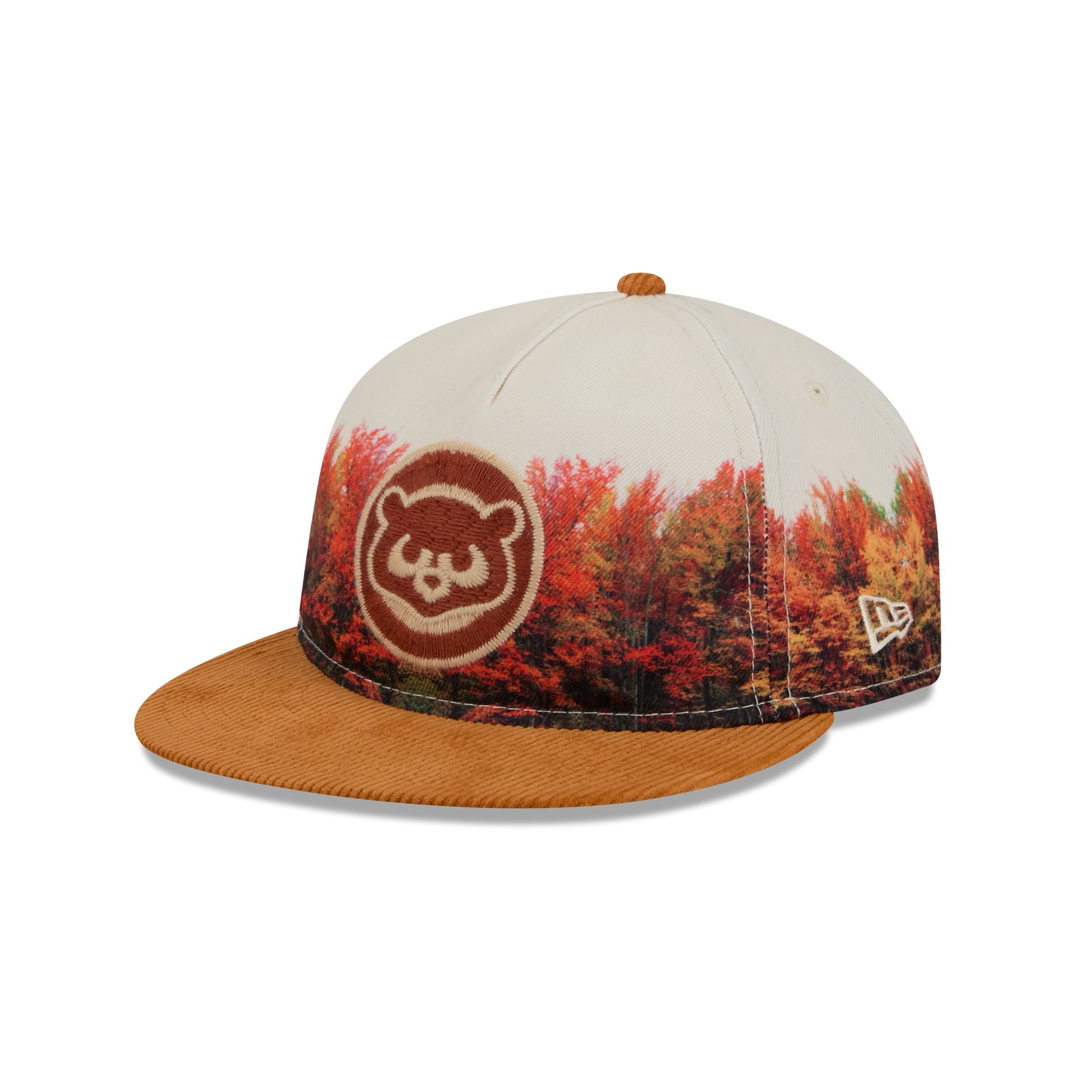 Chicago Cubs Fall Forest Retro Crown 9FIFTY Adjustable Hat