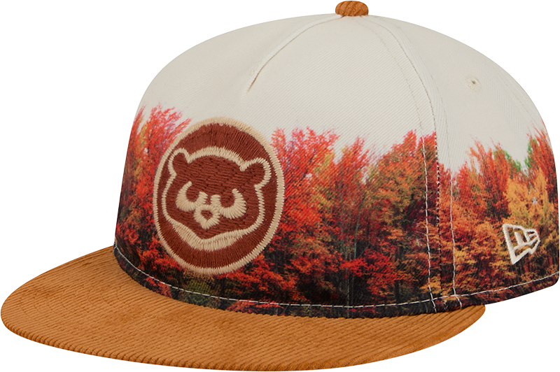 Chicago Cubs Fall Forest Retro Crown 9FIFTY Adjustable Hat