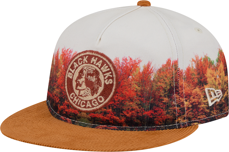 Chicago Blackhawks Fall Forest Retro Crown 9FIFTY Adjustable Hat