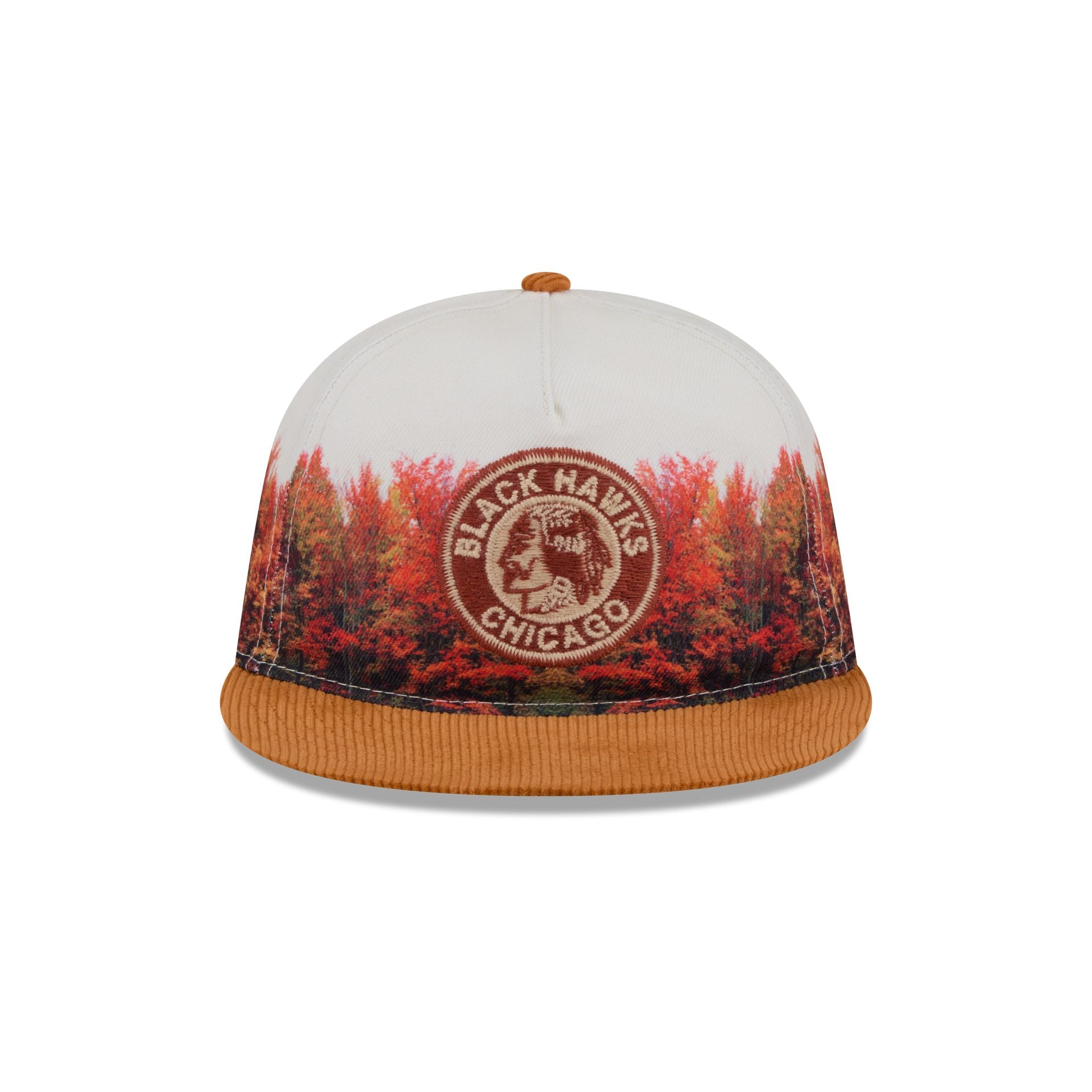 Chicago Blackhawks Fall Forest Retro Crown 9FIFTY Adjustable Hat