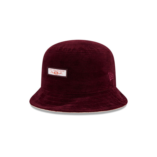 San Francisco 49ers Fall Velvet Bucket Hat - New Era Cap