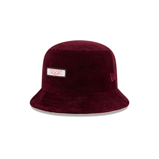Chicago Cubs Fall Velvet Bucket Hat - New Era Cap