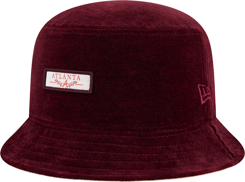 Atlanta Braves Fall Velvet Bucket Hat