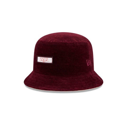 Boston Red Sox Fall Velvet Bucket Hat - New Era Cap