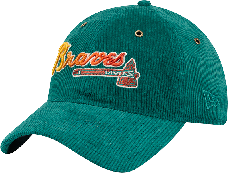 Atlanta Braves Gradient Corduroy 9TWENTY Adjustable Hat