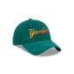 New York Yankees Gradient Corduroy 9TWENTY Adjustable Hat