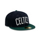 Just Caps Plaid Interior Boston Celtics Retro Crown 59FIFTY Fitted Hat