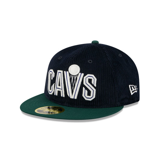 Just Caps Plaid Interior Cleveland Cavaliers Retro Crown 59FIFTY Fitted Hat - New Era Cap