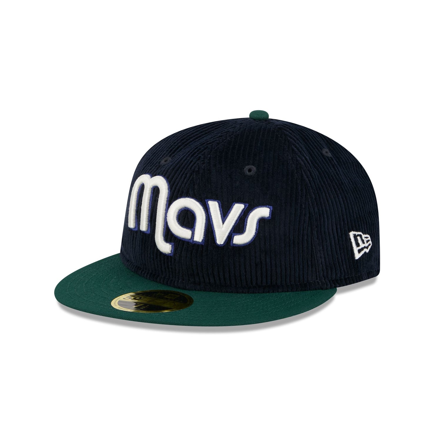 Just Caps Plaid Interior Dallas Mavericks Retro Crown 59FIFTY Fitted Hat