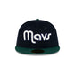 Just Caps Plaid Interior Dallas Mavericks Retro Crown 59FIFTY Fitted Hat