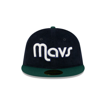Just Caps Plaid Interior Dallas Mavericks Retro Crown 59FIFTY Fitted Hat