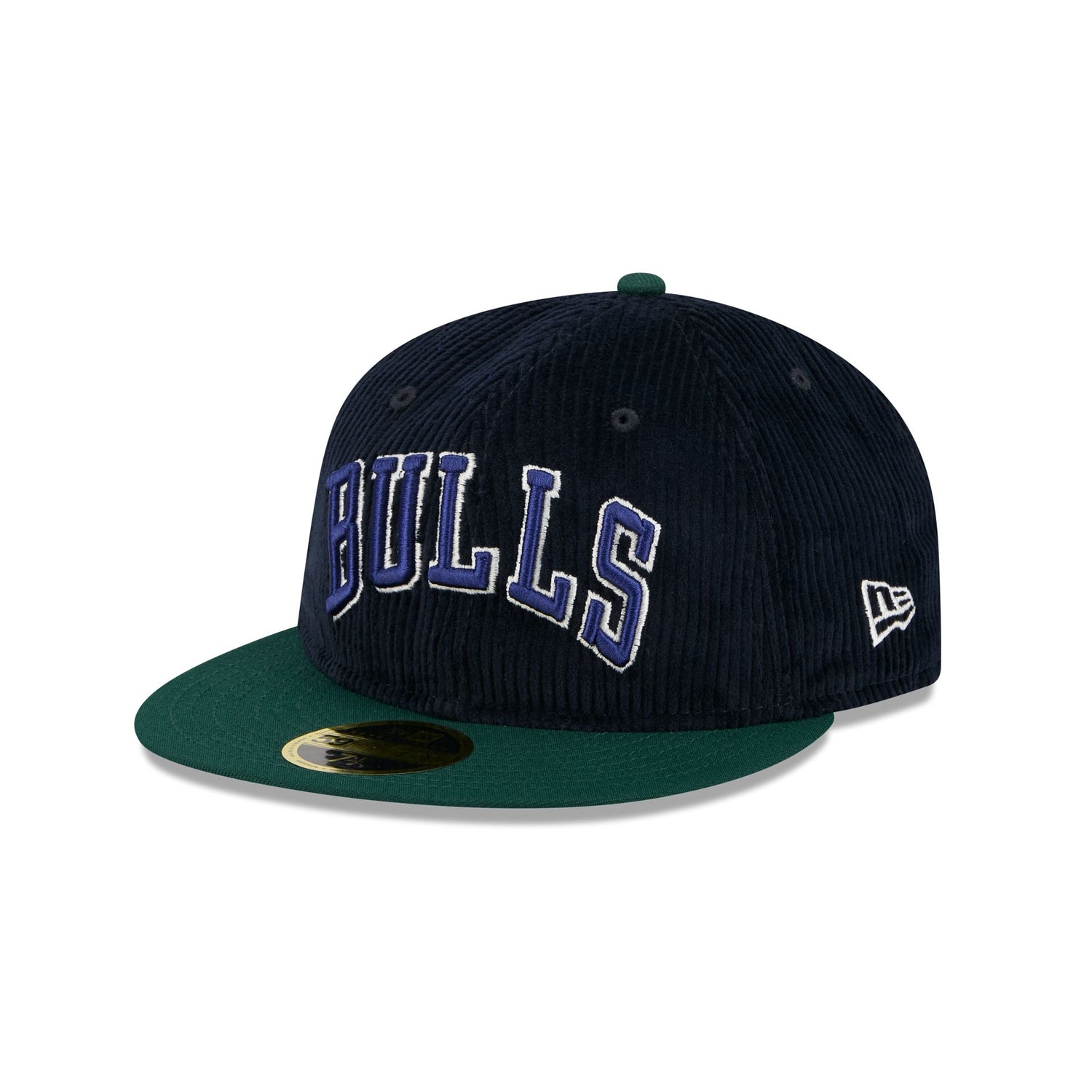 Just Caps Plaid Interior Chicago Bulls Retro Crown 59FIFTY Fitted Hat