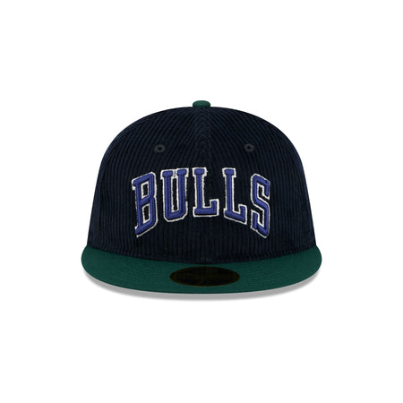 Just Caps Plaid Interior Chicago Bulls Retro Crown 59FIFTY Fitted Hat