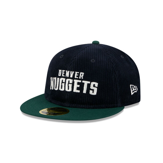 Just Caps Plaid Interior Denver Nuggets Retro Crown 59FIFTY Fitted Hat - New Era Cap