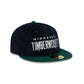 Just Caps Plaid Interior Minnesota Timberwolves Retro Crown 59FIFTY Fitted Hat
