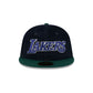 Just Caps Plaid Interior Los Angeles Lakers Retro Crown 59FIFTY Fitted Hat