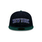 Just Caps Plaid Interior New York Knicks Retro Crown 59FIFTY Fitted Hat