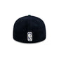 Just Caps Plaid Interior New York Knicks Retro Crown 59FIFTY Fitted Hat