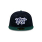 Just Caps Plaid Interior Brooklyn Nets Retro Crown 59FIFTY Fitted Hat