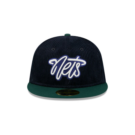 Just Caps Plaid Interior Brooklyn Nets Retro Crown 59FIFTY Fitted Hat
