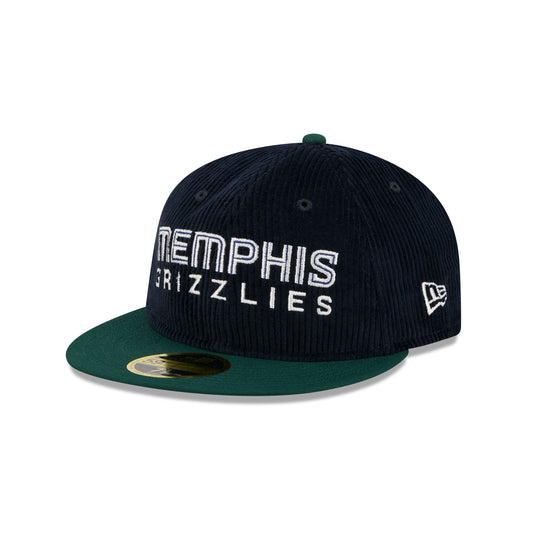 Just Caps Plaid Interior Memphis Grizzlies Retro Crown 59FIFTY Fitted Hat - New Era Cap