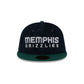 Just Caps Plaid Interior Memphis Grizzlies Retro Crown 59FIFTY Fitted Hat