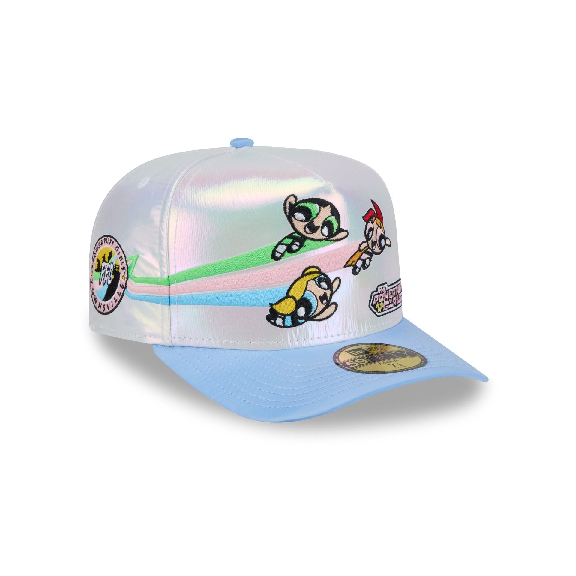 The Powerpuff Girls Iridescent 59FIFTY A-Frame Fitted Hat